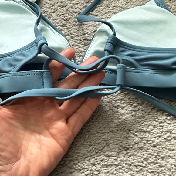 CUPSHE  | Women's Two Piece Swimsuit  | Blue | Size: M - Picture 10 of 10